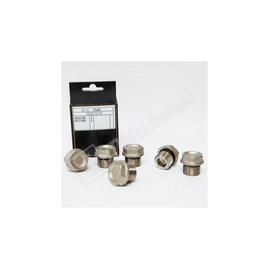 KIT 158 TAPONES VALVULAS NICKEL INTERPUMP
