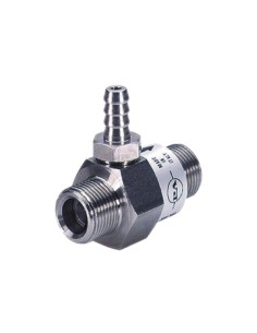 INYECTOR 3/8"M-M INOX FIJO