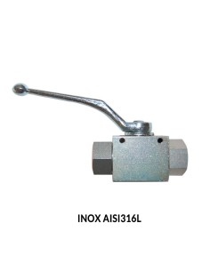LLAVE 2 VIAS HEMBRA BSP INOX AISI 316L