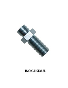PASATABIQUES BSP (60º) INOX AISI 316L