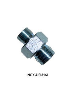 REDUCTOR MACHO - MACHO BSP (60º) INOX AISI 316L