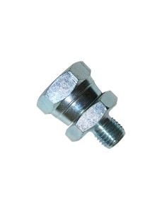 REDUCTOR MACHO - HEMBRA GIRATORIA BSP (60º) ZINCADO