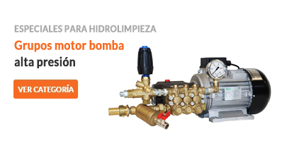 Grupos motor bomba de alta presión